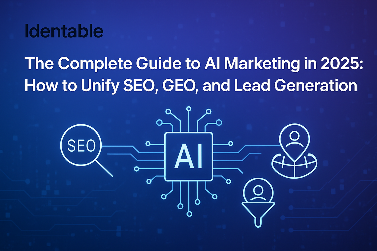 The Complete Guide to AI Marketing in 2025: How to Unify SEO, GEO, and Lead Generation